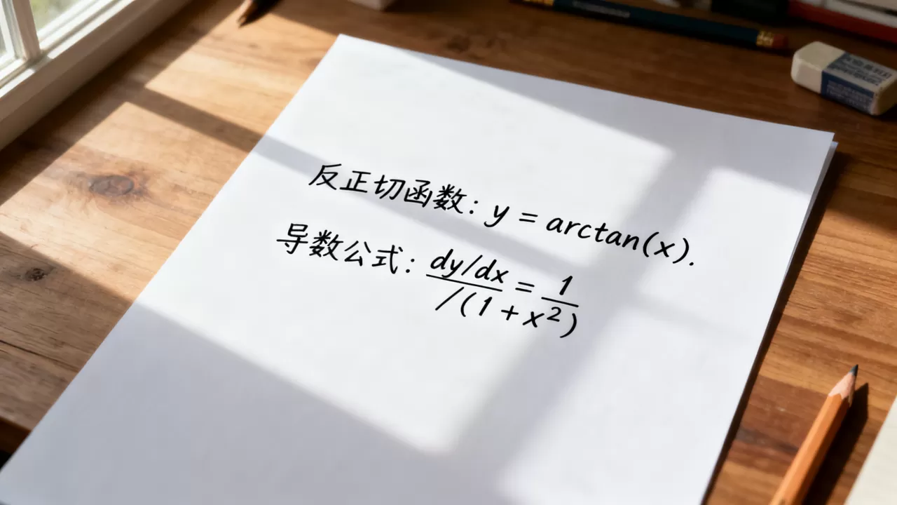 反正切函数的导数怎么求?,求导公式是什么 反正切函数的导数怎么求?,求导公式是什么