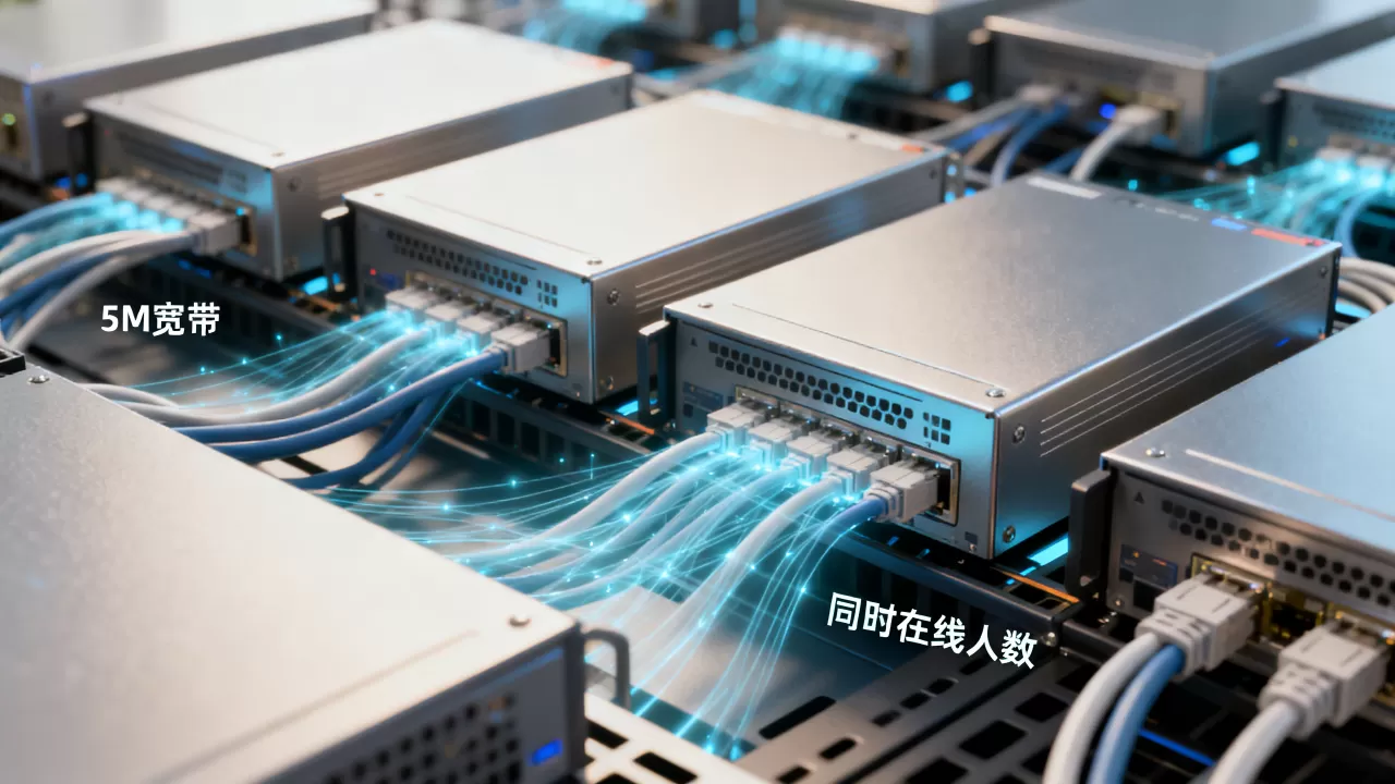 简米云服务器5M宽带够多少人,多少人同时在线? 简米云服务器5M宽带够多少人,多少人同时在线?