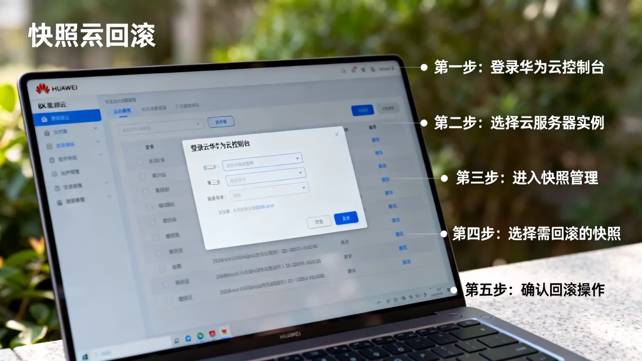 华为云服务器快照回滚怎么操作,回滚磁盘步骤有哪些 华为云服务器快照回滚怎么操作,回滚磁盘步骤有哪些