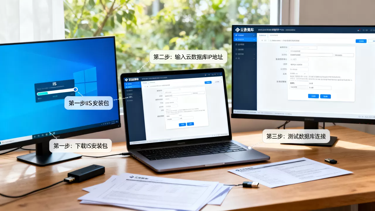 如何安装IIS并连接云数据库?,有哪些步骤? 如何安装IIS并连接云数据库?,有哪些步骤?