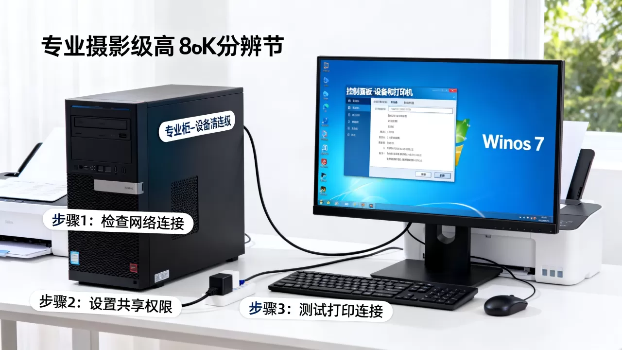 Win7打印机连电脑怎么连接服务器,打印机无法共享怎么办? Win7打印机连电脑怎么连接服务器,打印机无法共享怎么办?