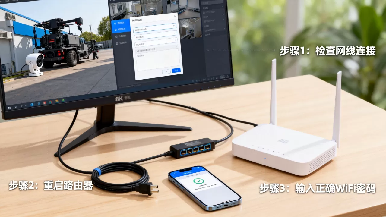 监控显示屏网络连接怎么设置?,网络连接不上怎么办 监控显示屏网络连接怎么设置?,网络连接不上怎么办