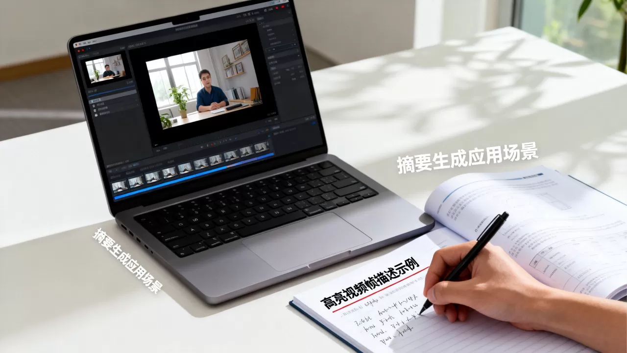 高亮视频帧描述与摘要生成示例怎么做?,有哪些应用场景? 高亮视频帧描述与摘要生成示例怎么做?,有哪些应用场景?