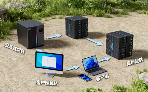 服务器跳转与客户端跳转有何区别，集群跳转是什么意思