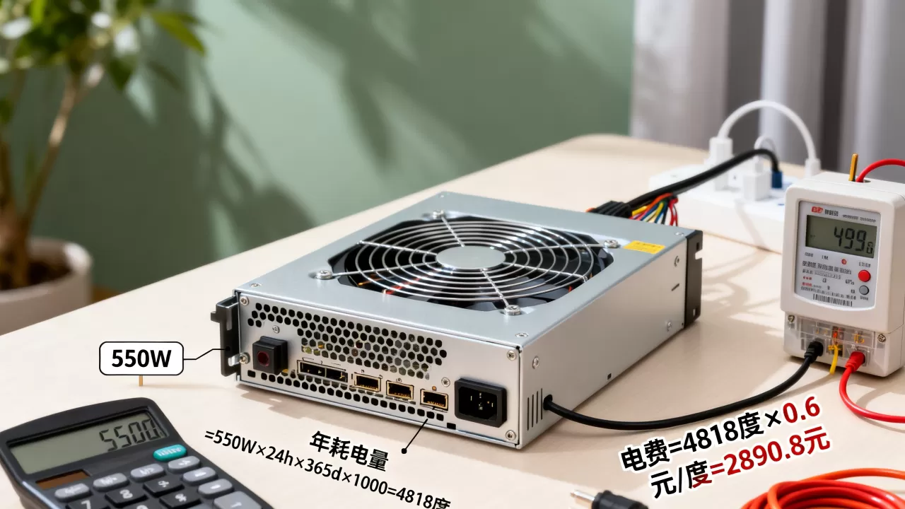 服务器550w一年耗电多少度?电费怎么算 服务器550w一年耗电多少度?电费怎么算