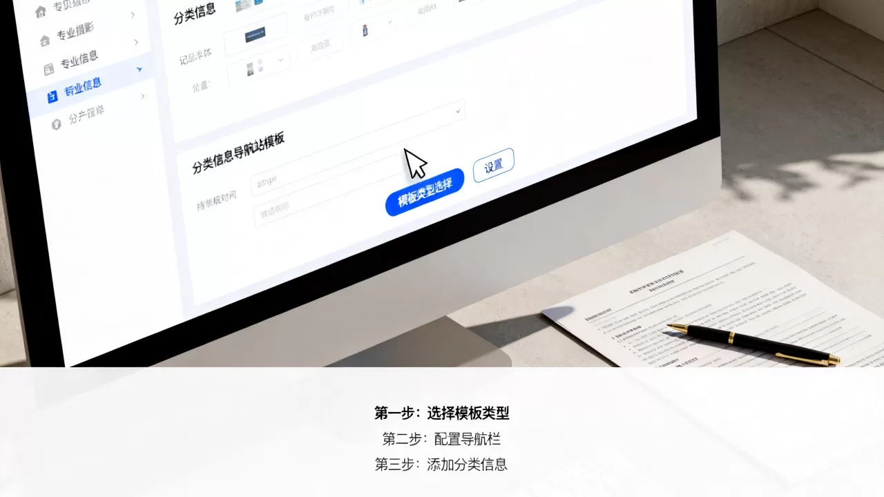 分类信息导航网站模板怎么设置,模板设置步骤有哪些? 分类信息导航网站模板怎么设置,模板设置步骤有哪些?