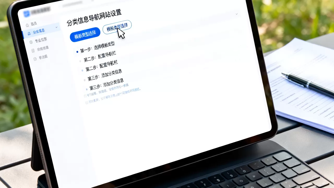 分类信息导航网站模板怎么设置,模板设置步骤有哪些? 分类信息导航网站模板怎么设置,模板设置步骤有哪些?