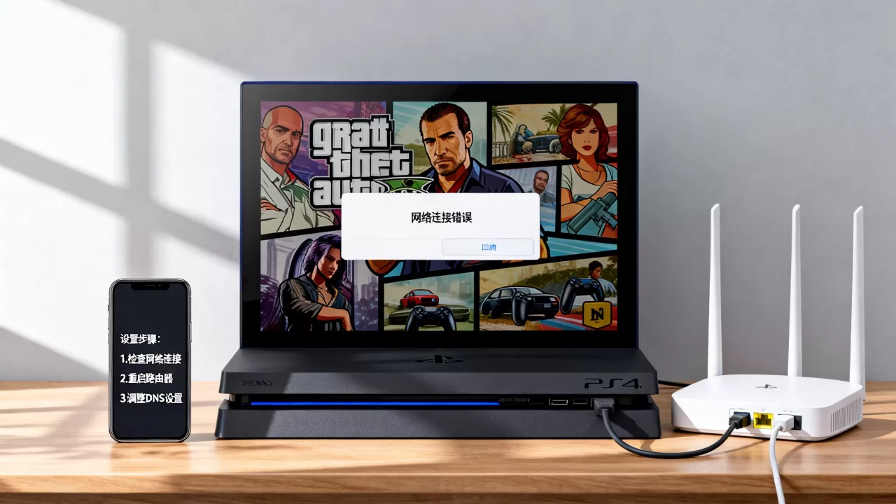 PS4打GTA5网络连接服务器怎么设置,连接不上怎么办? PS4打GTA5网络连接服务器怎么设置,连接不上怎么办?