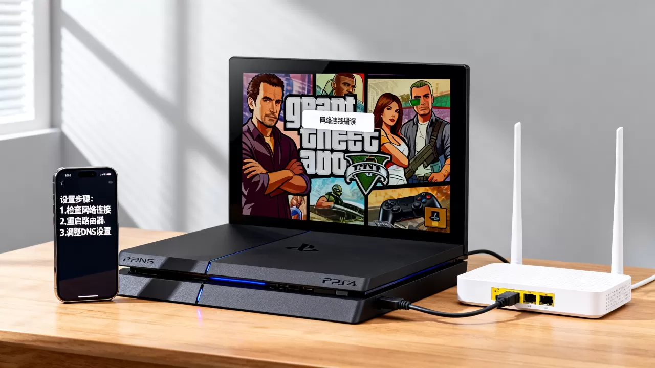 PS4打GTA5网络连接服务器怎么设置,连接不上怎么办? PS4打GTA5网络连接服务器怎么设置,连接不上怎么办?