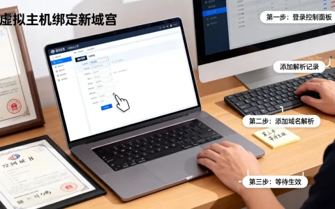 虚拟主机怎么快速绑定新域名？，详细步骤有哪些？