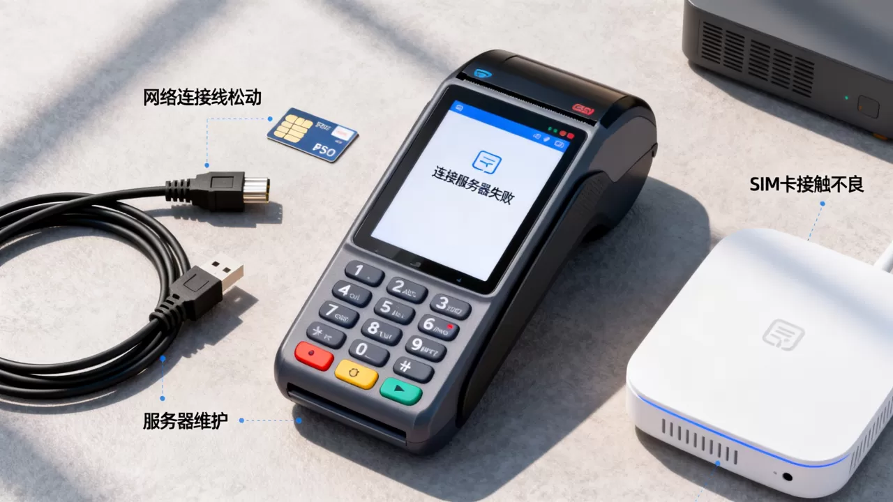 为什么POS机一直显示连接服务器失败,是什么原因导致的? 为什么POS机一直显示连接服务器失败,是什么原因导致的?