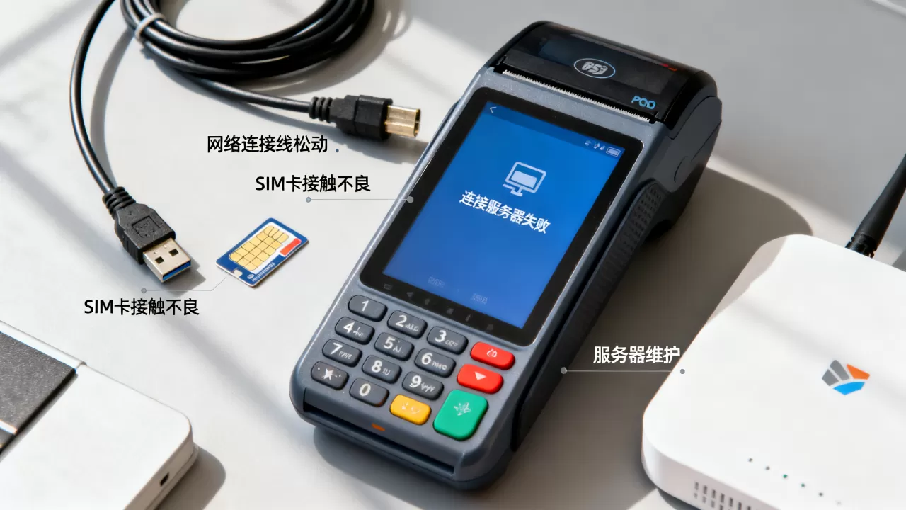 为什么POS机一直显示连接服务器失败,是什么原因导致的? 为什么POS机一直显示连接服务器失败,是什么原因导致的?