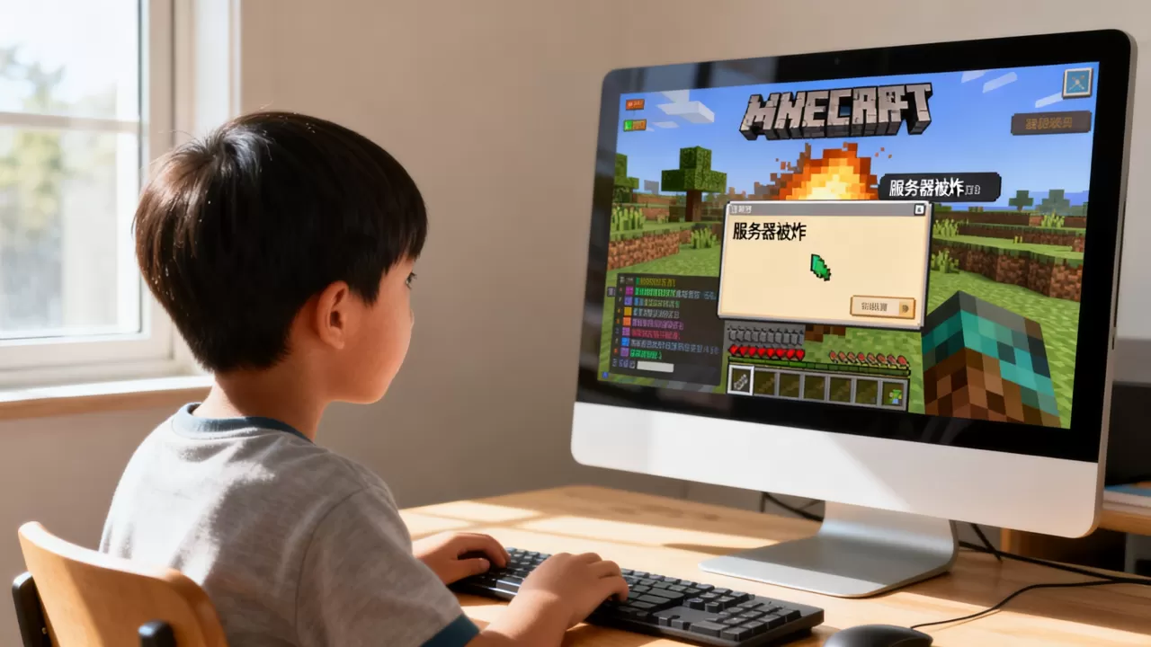 炸我的世界服务器的小学生现在怎么样了,怎么回事 炸我的世界服务器的小学生现在怎么样了,怎么回事
