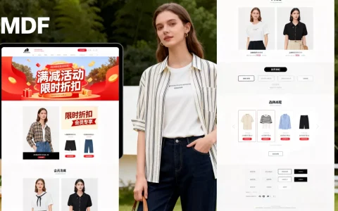 服装销售网站设计与制作中MDF活动有哪些？，如何选择？