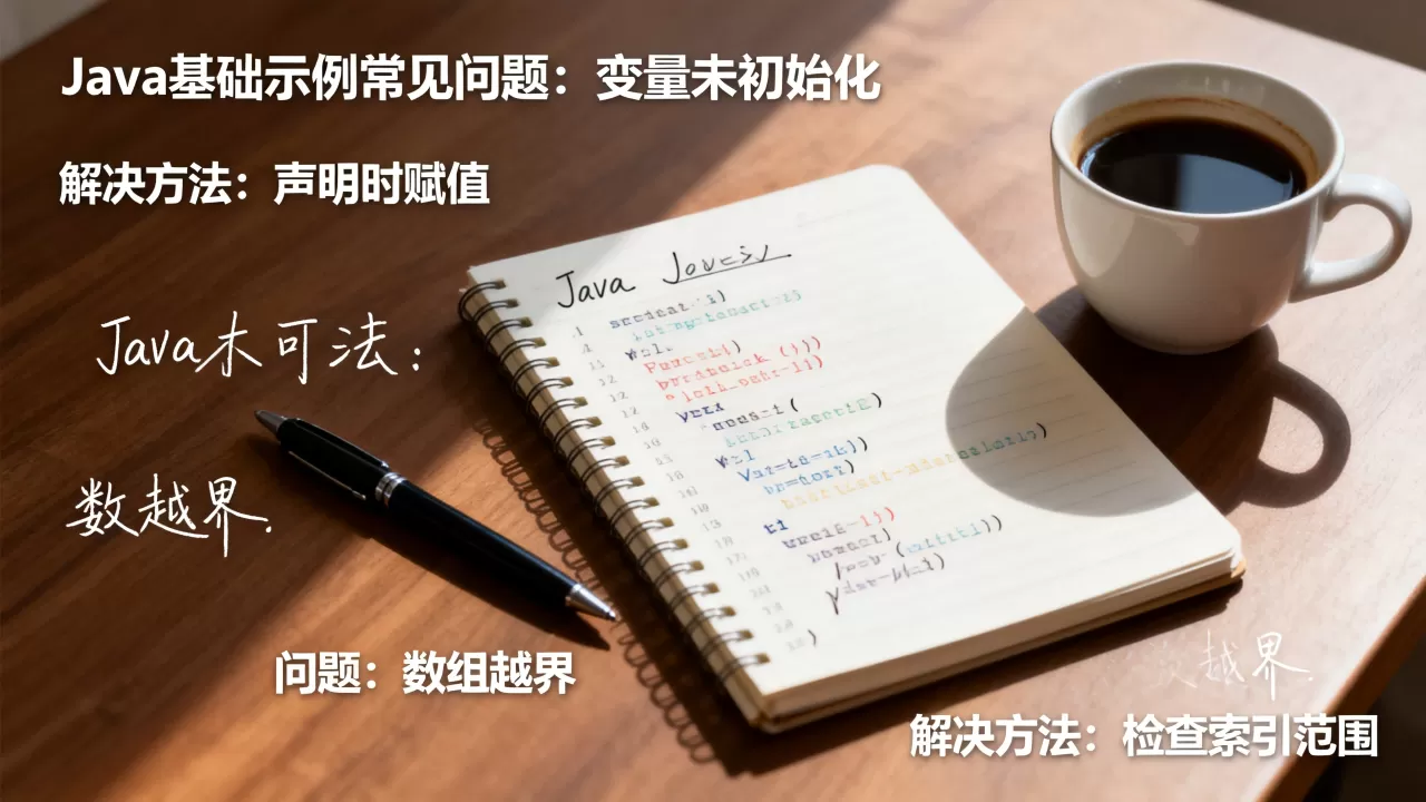 Java基础示例有哪些常见问题?,怎么解决? Java基础示例有哪些常见问题?,怎么解决?