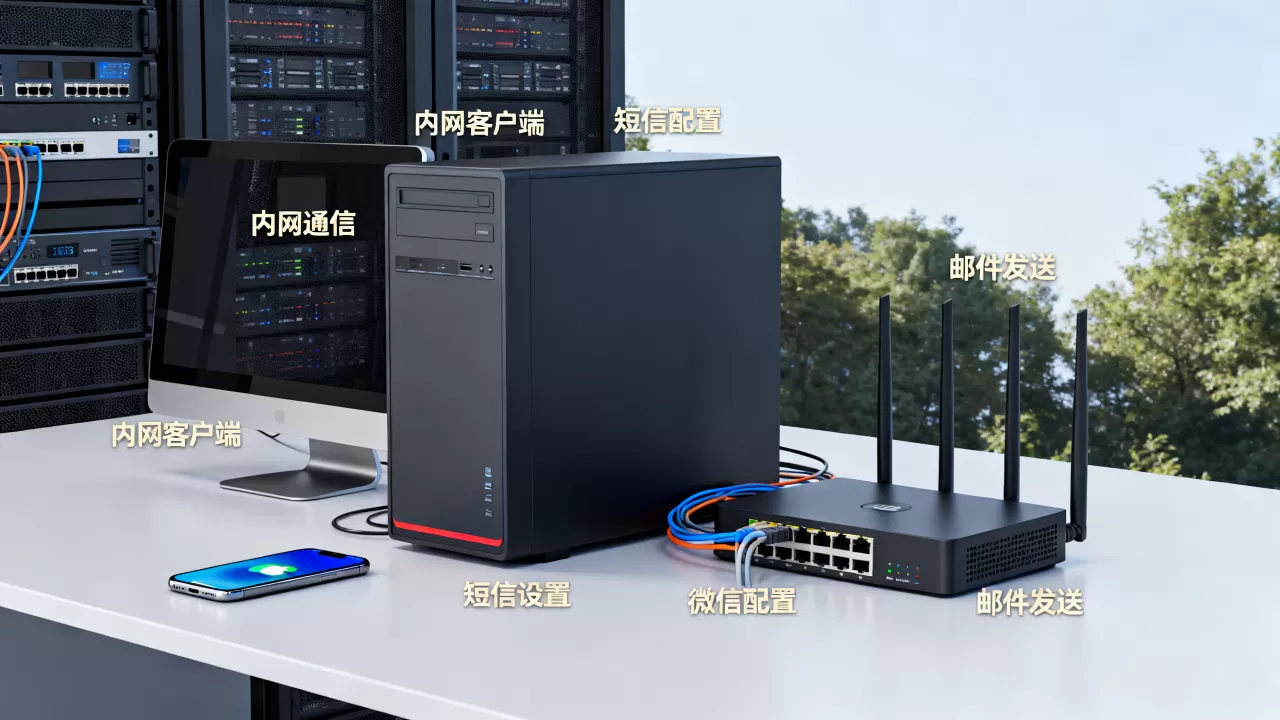 服务器如何给内网中的客户端发信息?,短信微信邮件怎么设置? 服务器如何给内网中的客户端发信息?,短信微信邮件怎么设置?