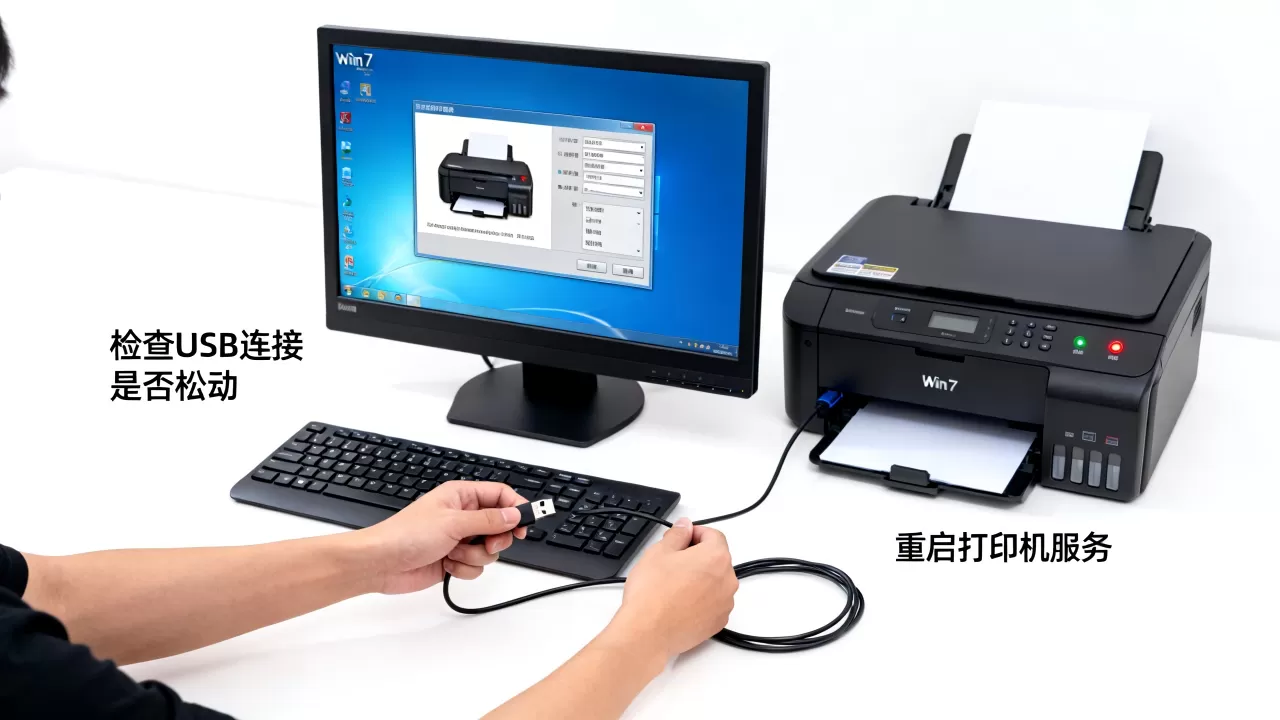 win7打印机不显示服务器错误怎么解决 win7打印机不显示服务器错误怎么解决