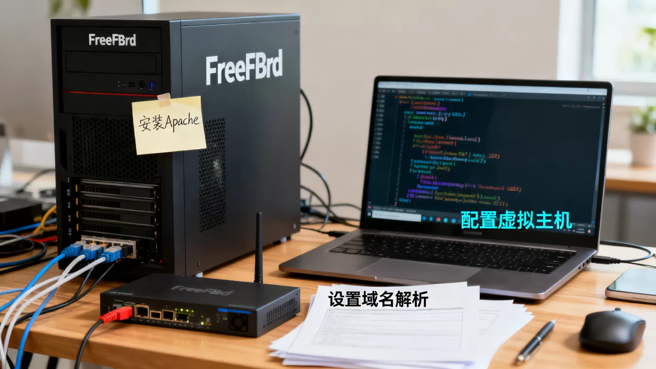 如何在FreeBSD上搭建web虚拟主机?,有哪些步骤? 如何在FreeBSD上搭建web虚拟主机?,有哪些步骤?