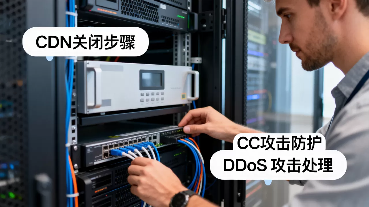 服务器怎么关闭CDN,CC/DDoS攻击怎么处理? 服务器怎么关闭CDN,CC/DDoS攻击怎么处理?