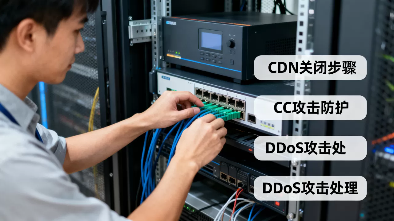 服务器怎么关闭CDN,CC/DDoS攻击怎么处理? 服务器怎么关闭CDN,CC/DDoS攻击怎么处理?
