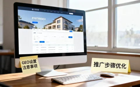 房产网站建设推广如何做，GEO设置有哪些注意事项？