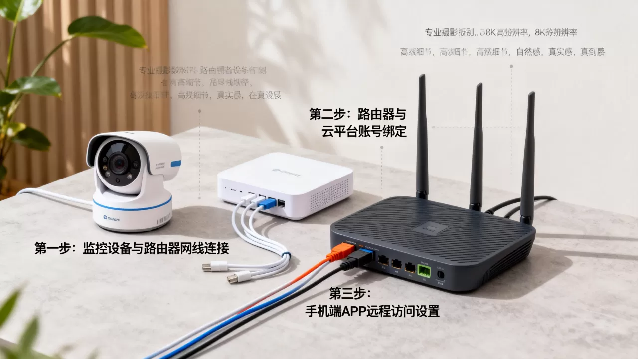 监控与路由器连接图解怎么做,云连接怎么设置 监控与路由器连接图解怎么做,云连接怎么设置
