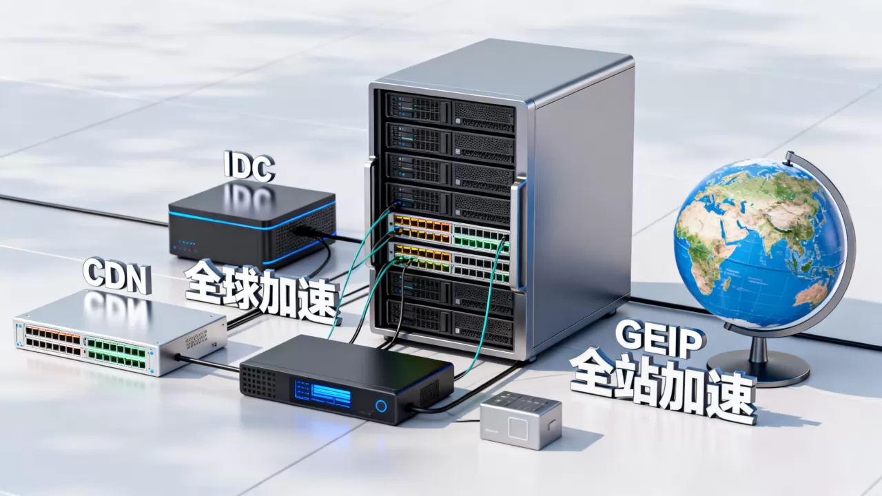 IDC或CDN、全球加速、GEIP、全站加速区别在哪,怎么选 IDC或CDN、全球加速、GEIP、全站加速区别在哪,怎么选