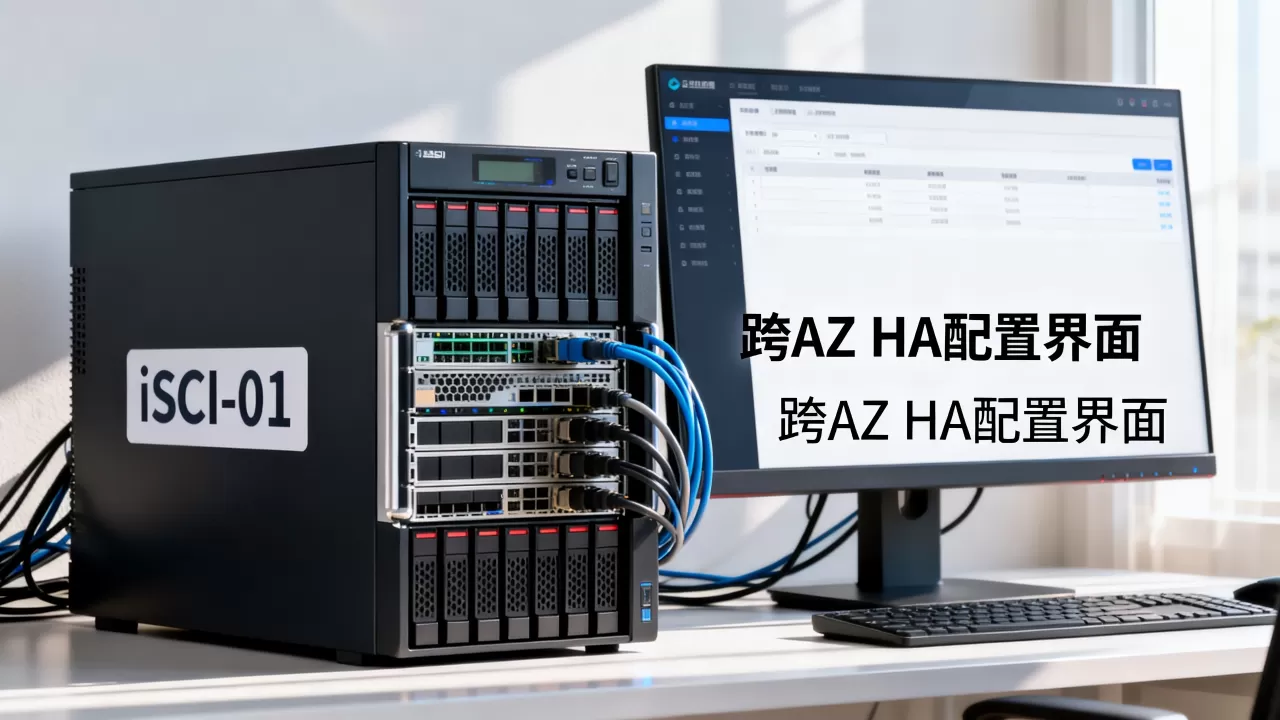 iSCSI服务器和电脑配置跨AZ HA怎么做?,需要哪些配置 iSCSI服务器和电脑配置跨AZ HA怎么做?,需要哪些配置