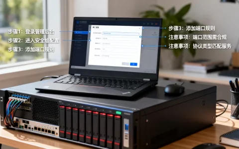 服务器上开端口的具体步骤是什么？，有哪些注意事项？