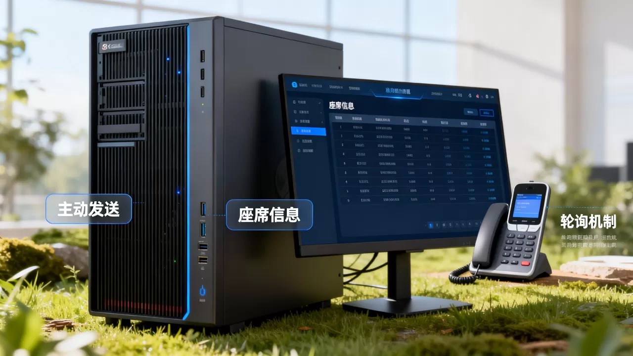 服务器主动发送客户端还是主动轮询座席信息?,怎么实现? 服务器主动发送客户端还是主动轮询座席信息?,怎么实现?