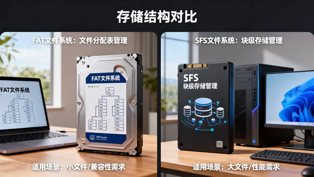 FAT文件存储方式与SFS有哪些区别?,如何选择? FAT文件存储方式与SFS有哪些区别?,如何选择?