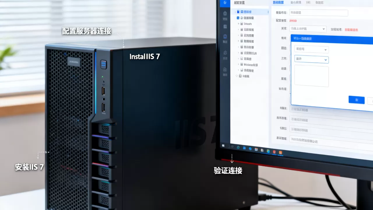 IIS 7如何配置服务器连接,怎么安装? IIS 7如何配置服务器连接,怎么安装?