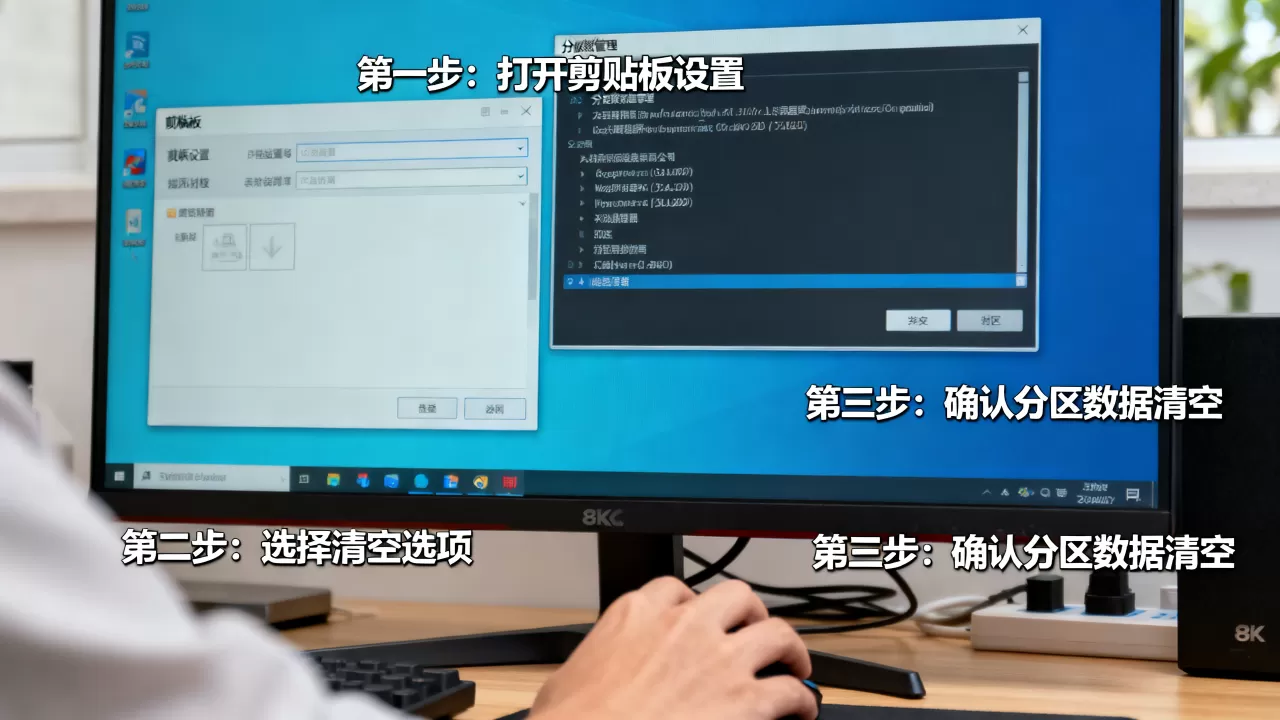 剪贴板清空教程如何操作?,怎么清空分区数据? 剪贴板清空教程如何操作?,怎么清空分区数据?