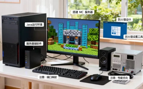 搭建一台mc服务器需要哪些软件，需要注意什么？