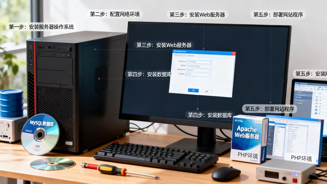 服务器安装网站需要哪些步骤,网站环境配置需要哪些软件 服务器安装网站需要哪些步骤,网站环境配置需要哪些软件