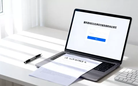 服务器域名加入白名单后状态报告接收地址怎么填写，注意什么？