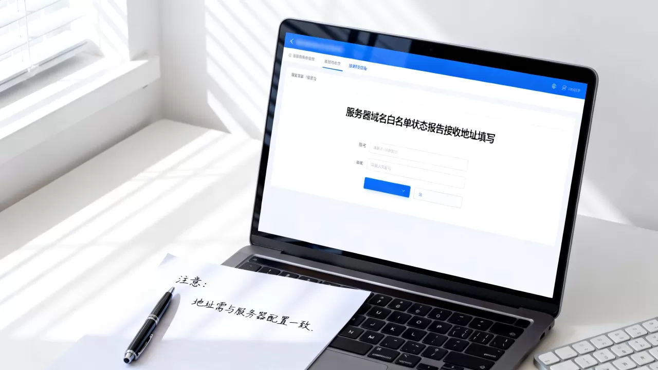 服务器域名加入白名单后状态报告接收地址怎么填写,注意什么? 服务器域名加入白名单后状态报告接收地址怎么填写,注意什么?