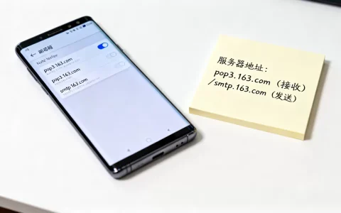 三星NOTE8网易邮箱服务器怎么设置，服务器地址是什么？