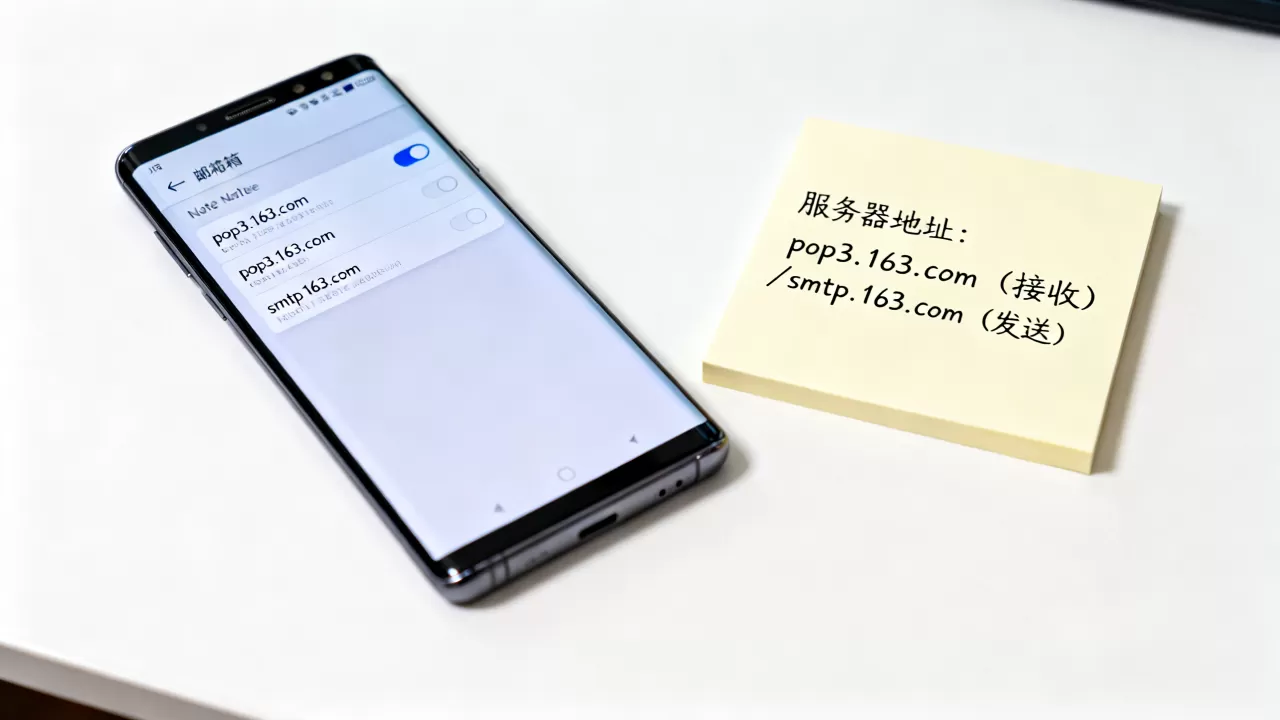 三星NOTE8网易邮箱服务器怎么设置,服务器地址是什么? 三星NOTE8网易邮箱服务器怎么设置,服务器地址是什么?
