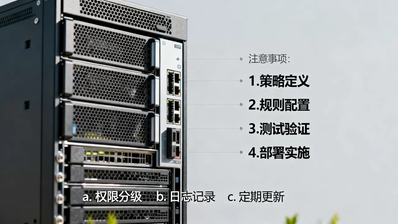 服务器审核策略配置的关键步骤是什么?, 有哪些注意事项? 服务器审核策略配置的关键步骤是什么?, 有哪些注意事项?