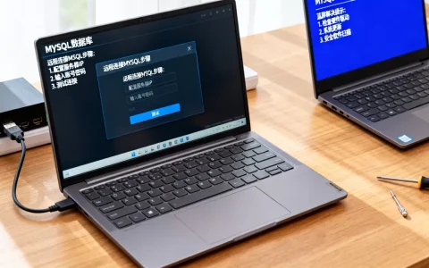 如何远程连接MySQL数据库服务器？，蓝屏怎么解决