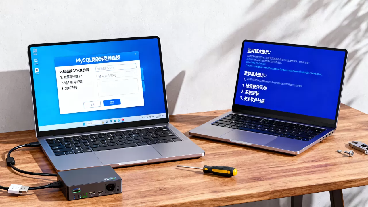 如何远程连接MySQL数据库服务器?,蓝屏怎么解决 如何远程连接MySQL数据库服务器?,蓝屏怎么解决