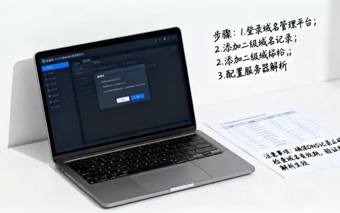 服务器配置二级域名步骤是什么，注意事项有哪些？