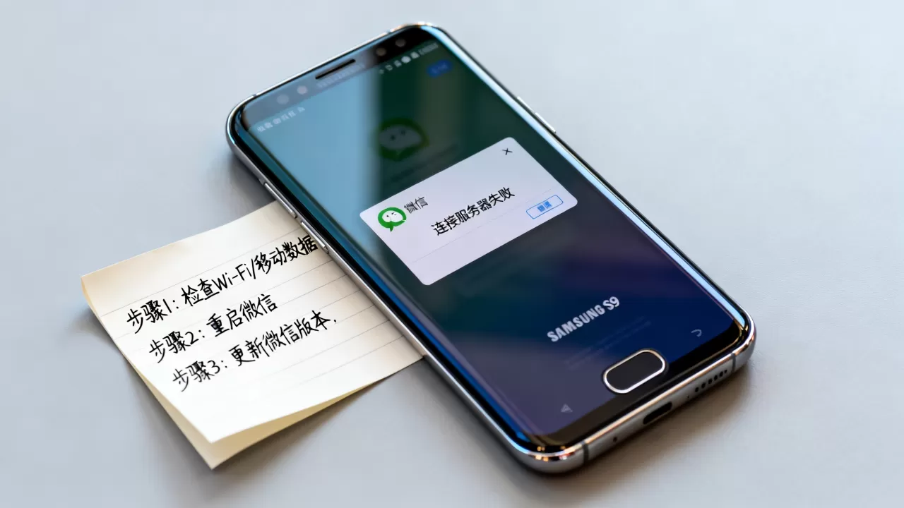 三星S9微信和服务器连接不上怎么办?,怎么设置 三星S9微信和服务器连接不上怎么办?,怎么设置