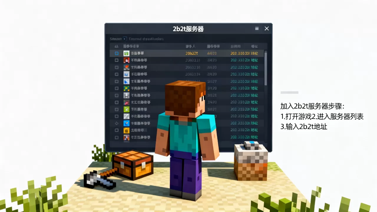 我的世界中国版怎么加入2b2t,服务器为什么进不去 我的世界中国版怎么加入2b2t,服务器为什么进不去