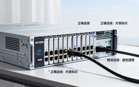 元脑服务器nf5468m6电源线接错了怎么办？，怎么接才对