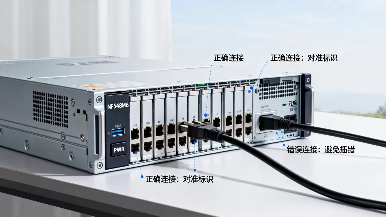 元脑服务器nf5468m6电源线接错了怎么办?,怎么接才对 元脑服务器nf5468m6电源线接错了怎么办?,怎么接才对