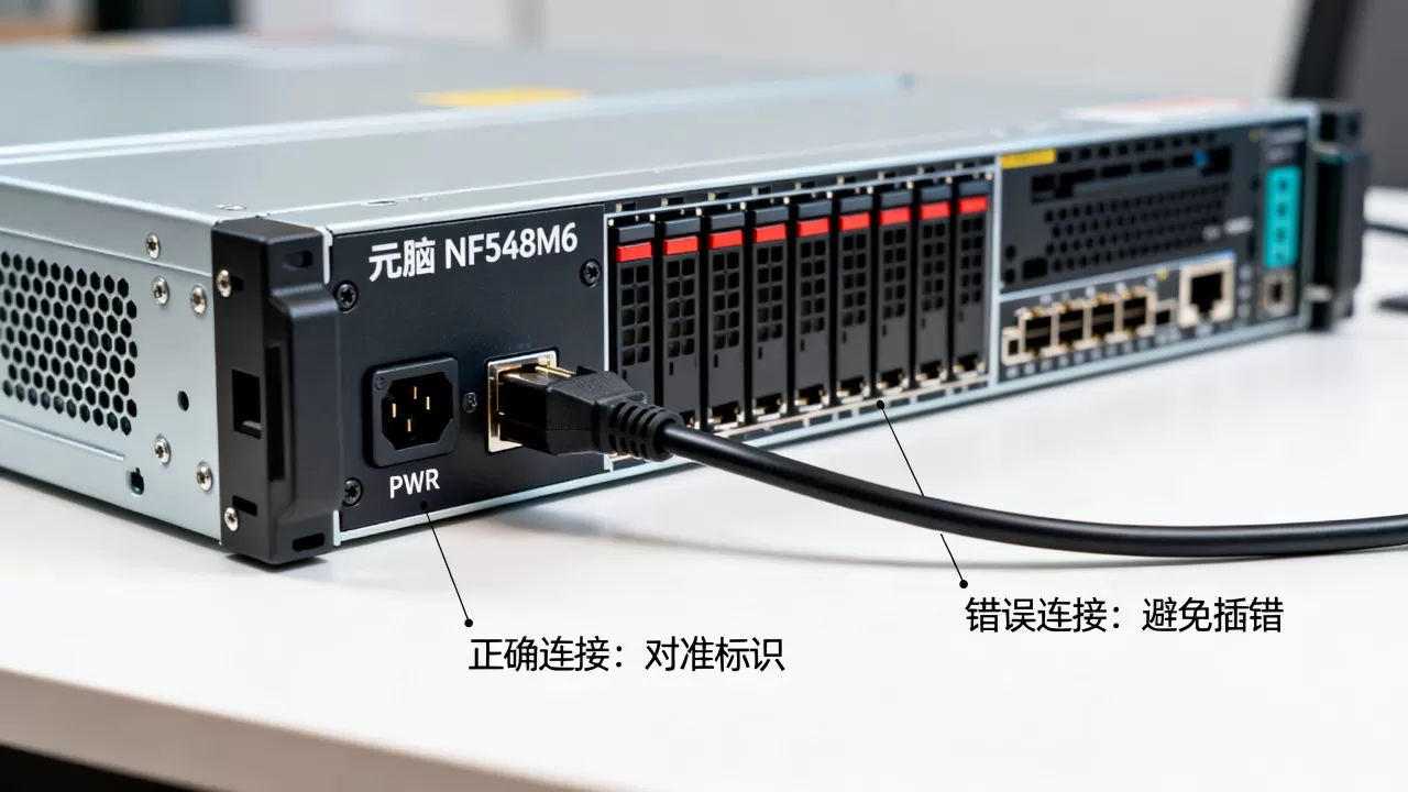 元脑服务器nf5468m6电源线接错了怎么办?,怎么接才对 元脑服务器nf5468m6电源线接错了怎么办?,怎么接才对