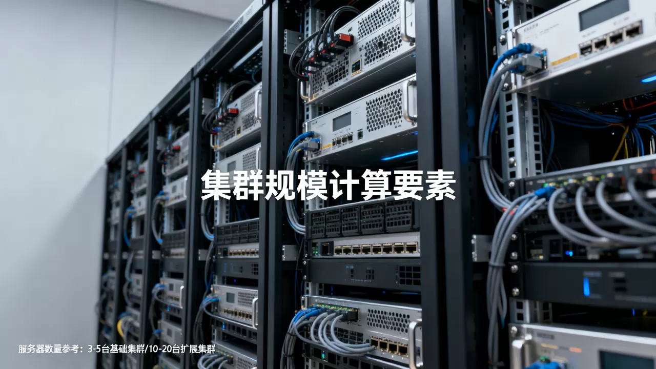一个集群一般需要多少台服务器,怎么确定集群规模 一个集群一般需要多少台服务器,怎么确定集群规模