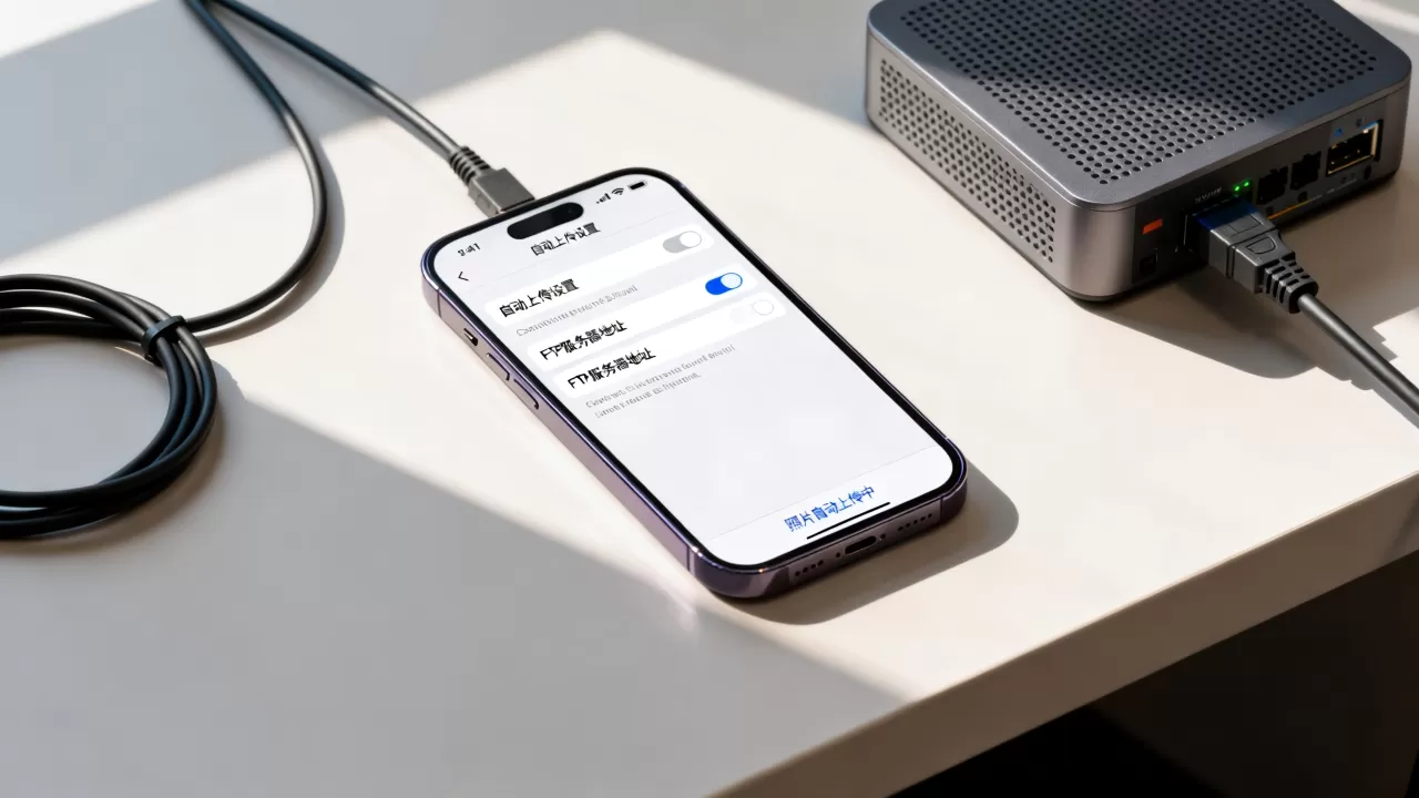 iOS照片如何自动上传到FTP服务器?,怎么设置 iOS照片如何自动上传到FTP服务器?,怎么设置